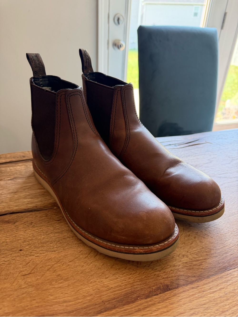 Red Wing Shoes Men's Brown Leather Chelsea Boots